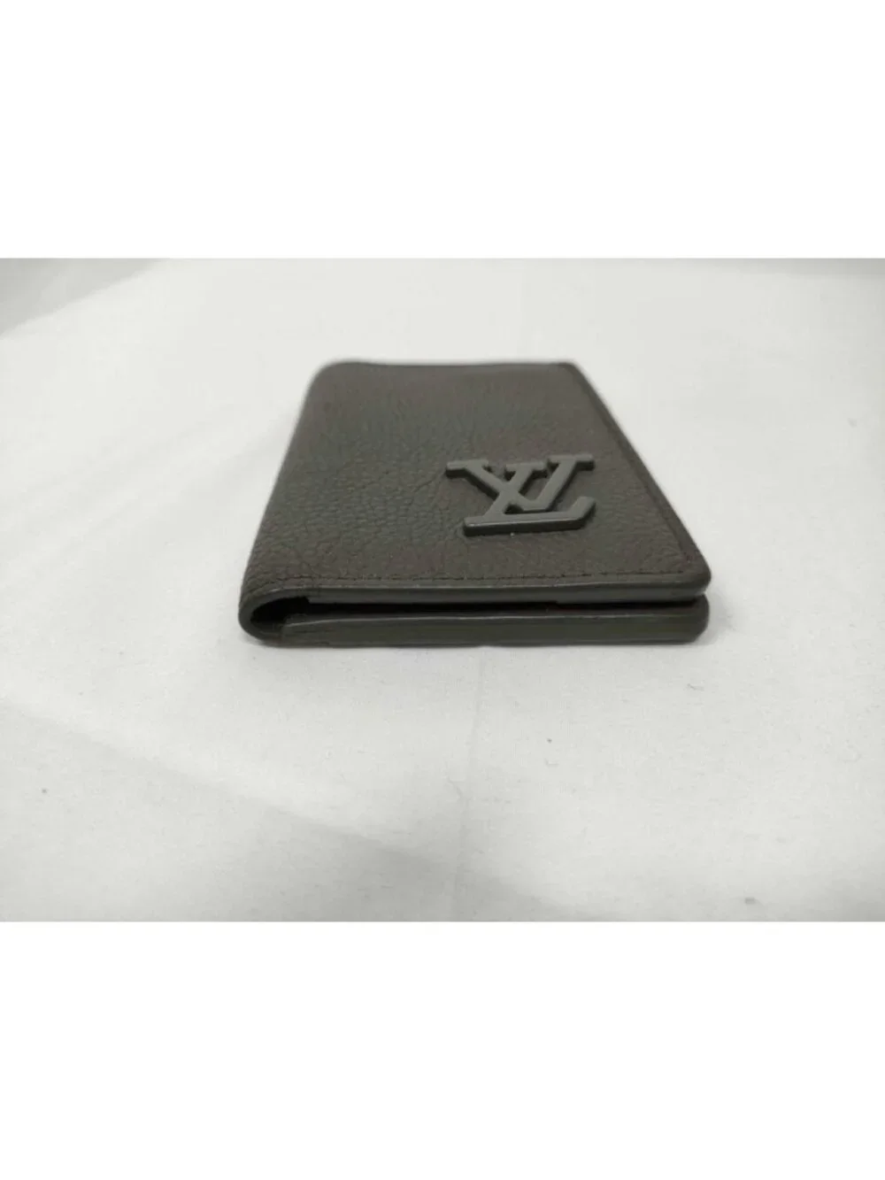 Louis Vuitton Card Case Aerogram Organizer de Poche Khaki Leather Business